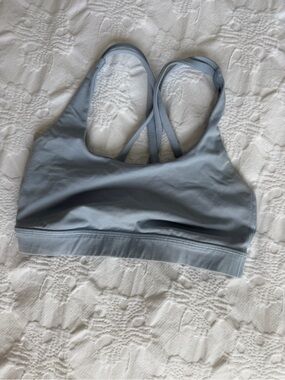 lululemon athletica Light Blue Strappy Sports Bra